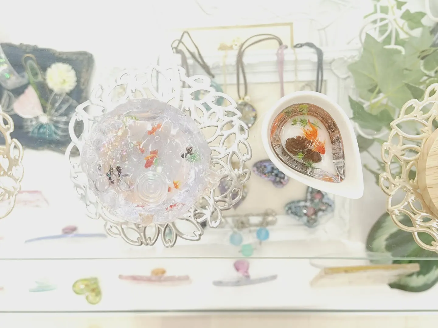 24.25日は、小牧レジンアクセサリーサークルで