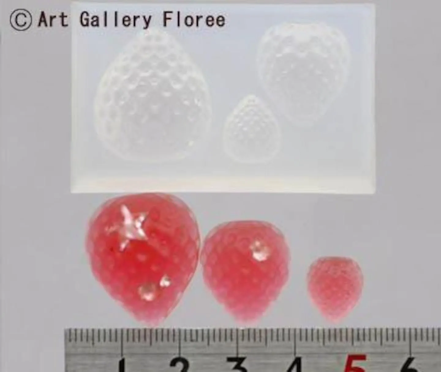 いちご🍓のモールドはたくさん種類があります！