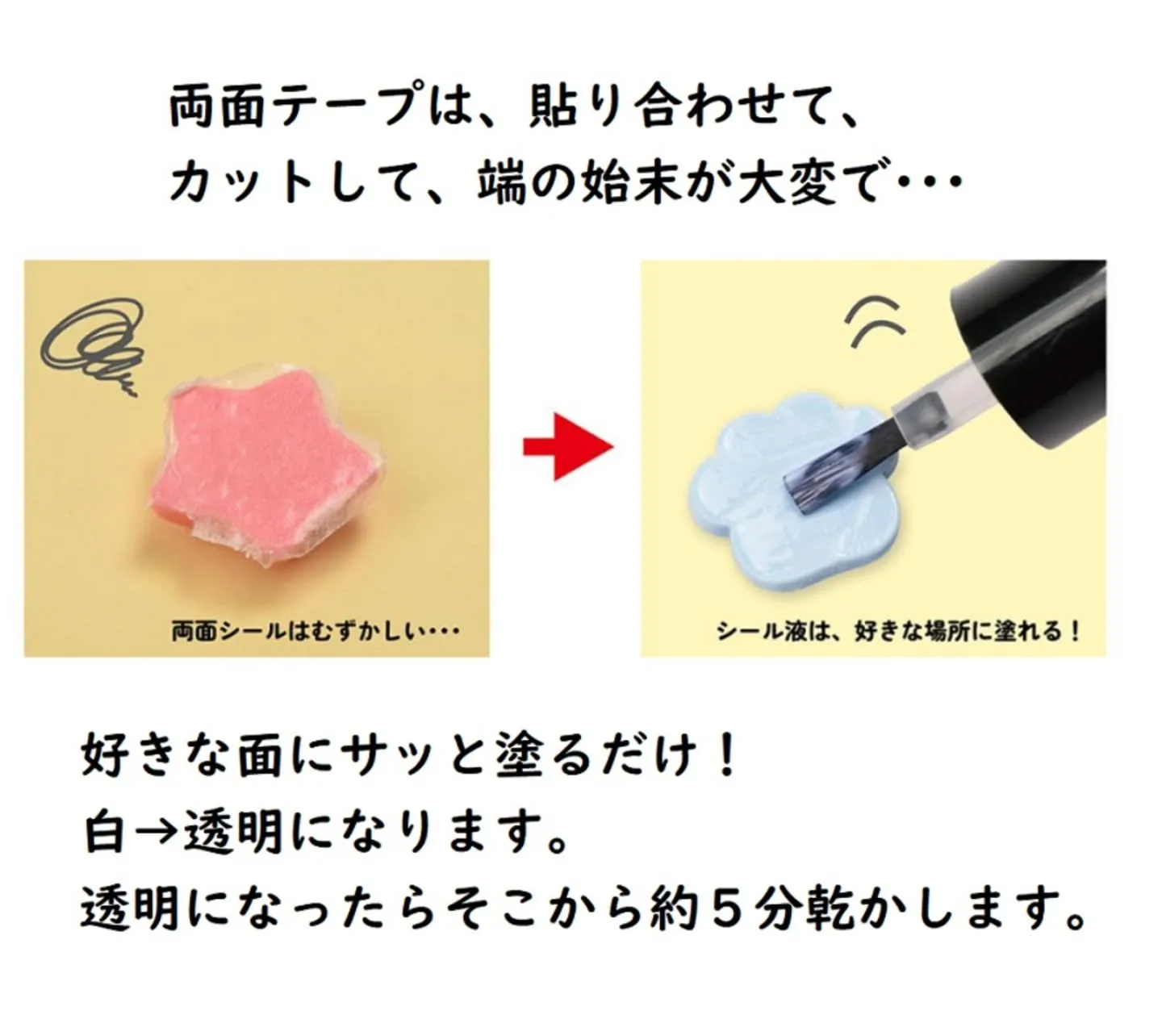 シールが作れるシール液が入荷しました！