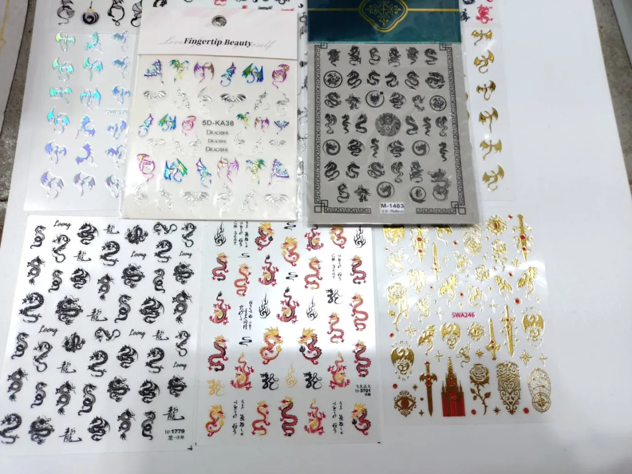 ドラゴン・龍のシールが再入荷しました！